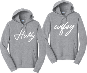 Hubby & Wifey  Unisex Hooded Sweatshirt