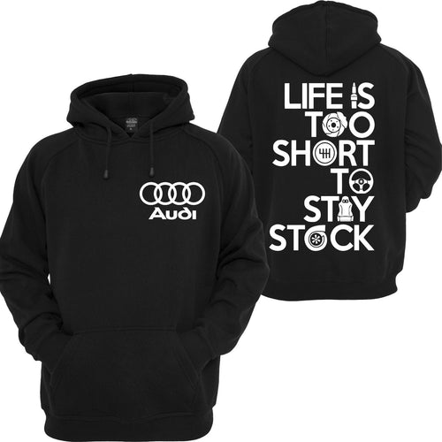 Audi Car Hoodie Sport Cars JDM Dope AUDI TT QUATTRO Turbo Illest Boost Drift Race Cars Sweatshirt