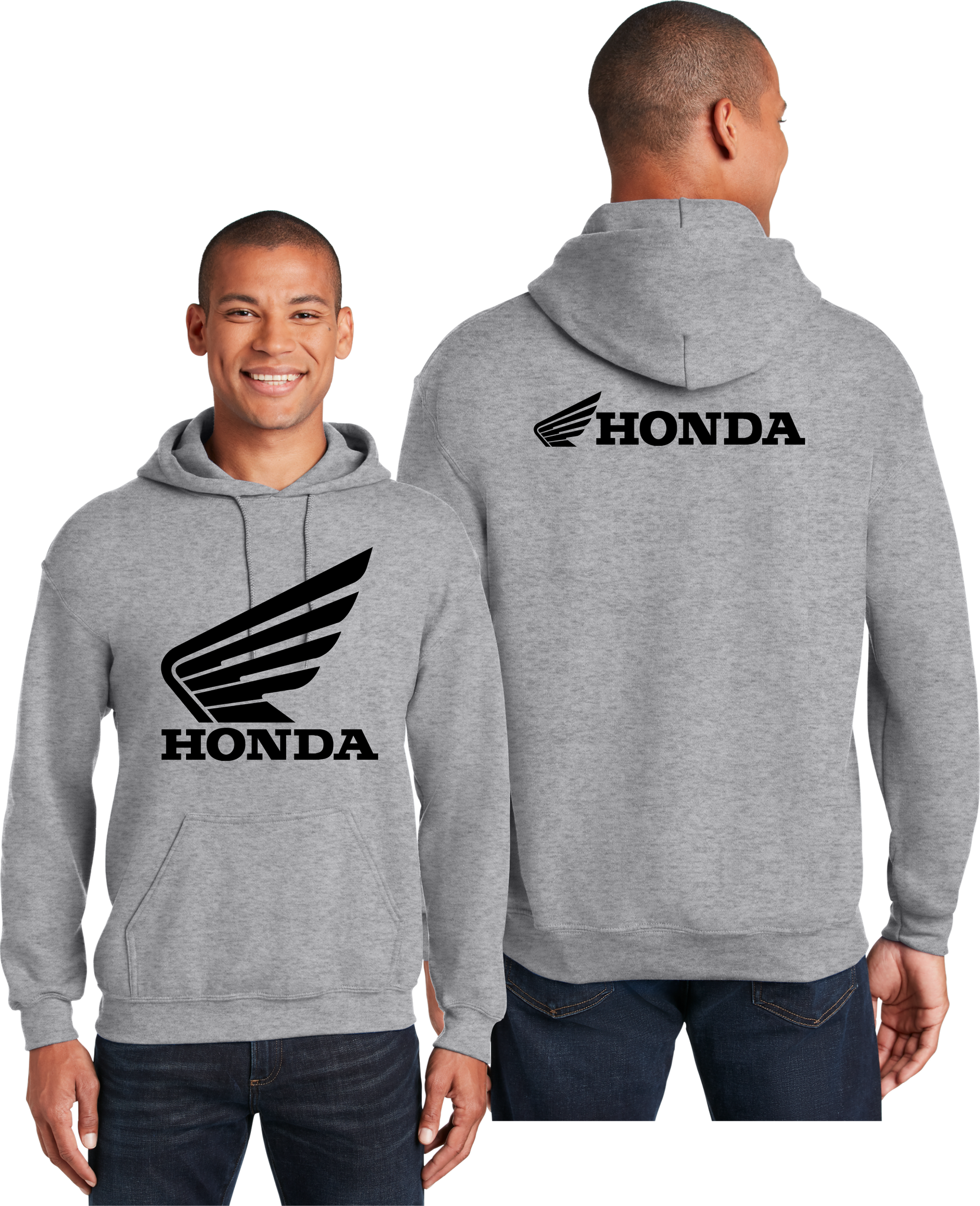 Honda Wings Hoodie Racing Bikes Unisex Hooded Sweatshirt Pacific