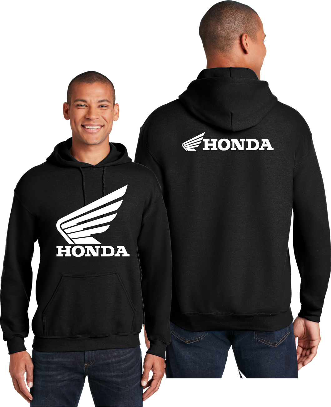 Honda Wings Hoodie Racing Bikes Unisex Hooded Sweatshirt Pacific